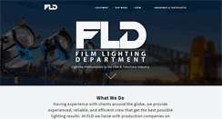 Desktop Screenshot of filmlightingdept.com