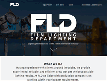 Tablet Screenshot of filmlightingdept.com